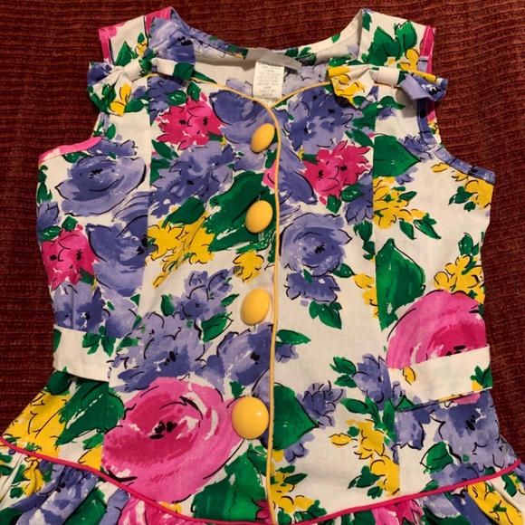 Colorful Floral Party Dress - Picture 3 of 9
